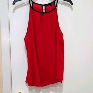 🆕️Women's red sleeveless top- Small